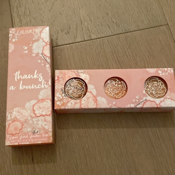 Colourpop “Thanks A Bunch” Supershock Shadow Set - Picture 3 of 7